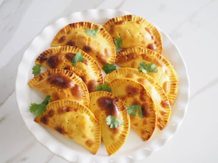 Picadillo Empanadas on a platter